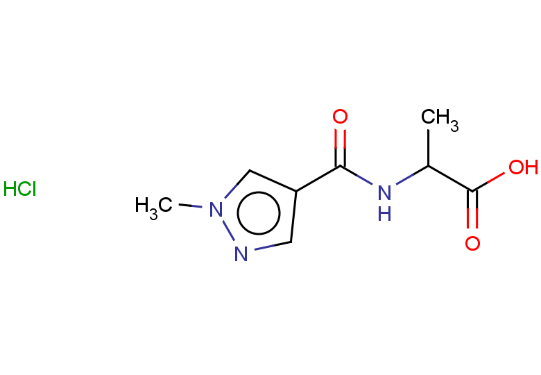 2-[(1-methyl-1H-pyrazol-4-yl)formamido]propanoic acid hydrochloride