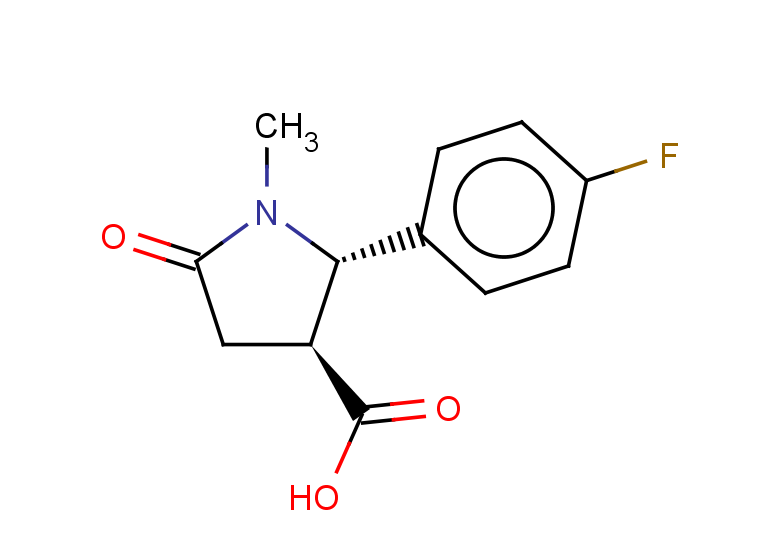 (2S,3S)-2-(4-fluorophenyl)-1-methyl-5-oxopyrrolidine-3-carboxylic acid