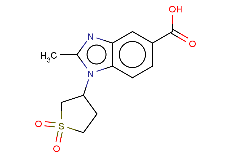 1-(1,1-dioxo-1$l^{6}-thiolan-3-yl)-2-methyl-1H-1,3-benzodiazole-5-carboxylic acid