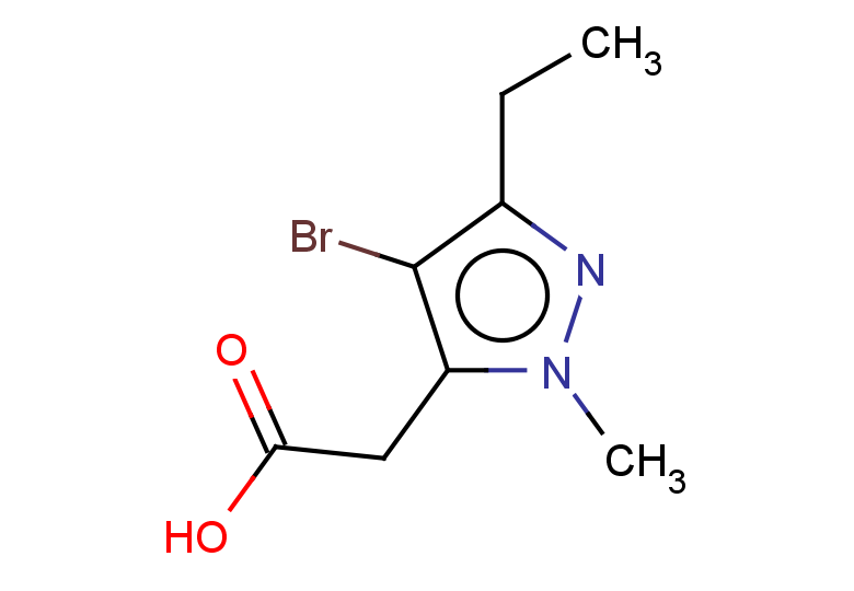 2-(4-bromo-3-ethyl-1-methyl-1H-pyrazol-5-yl)acetic acid