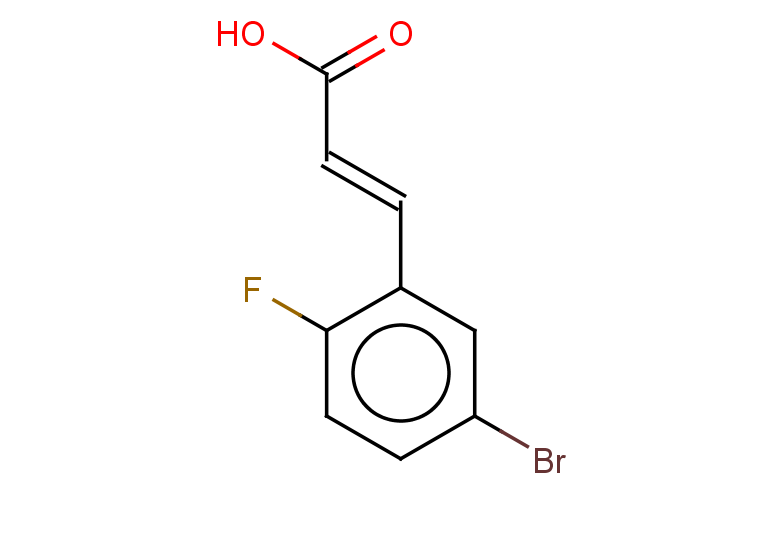 (2E)-3-(5-bromo-2-fluorophenyl)prop-2-enoic acid