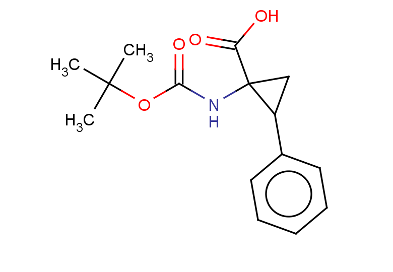 1-{[(tert-butoxy)carbonyl]amino}-2-phenylcyclopropane-1-carboxylic acid