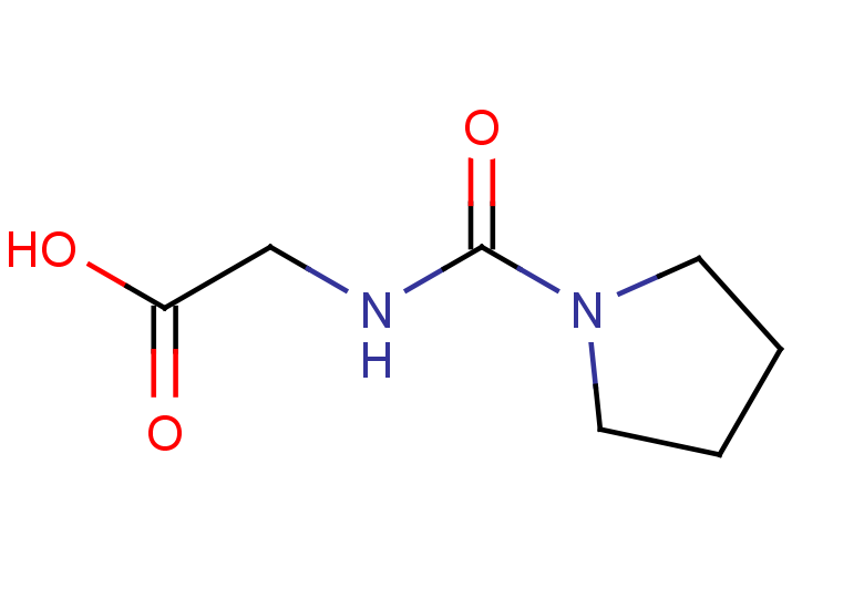 2-[(pyrrolidine-1-carbonyl)amino]acetic acid
