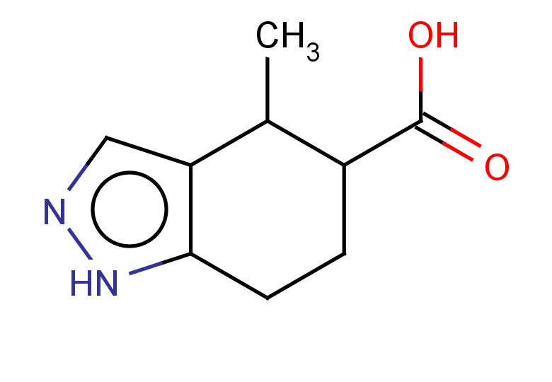 4-methyl-4,5,6,7-tetrahydro-1H-indazole-5-carboxylic acid