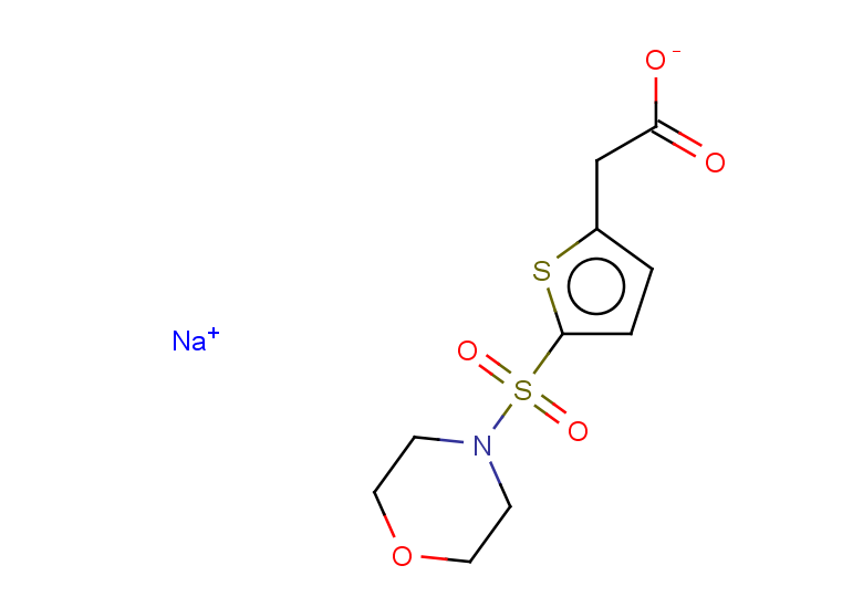 sodium 2-[5-(morpholine-4-sulfonyl)thiophen-2-yl]acetate