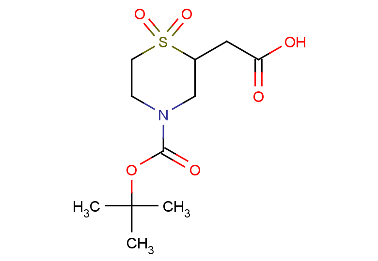 2-{4-[(tert-butoxy)carbonyl]-1,1-dioxo-1lambda6-thiomorpholin-2-yl}acetic acid