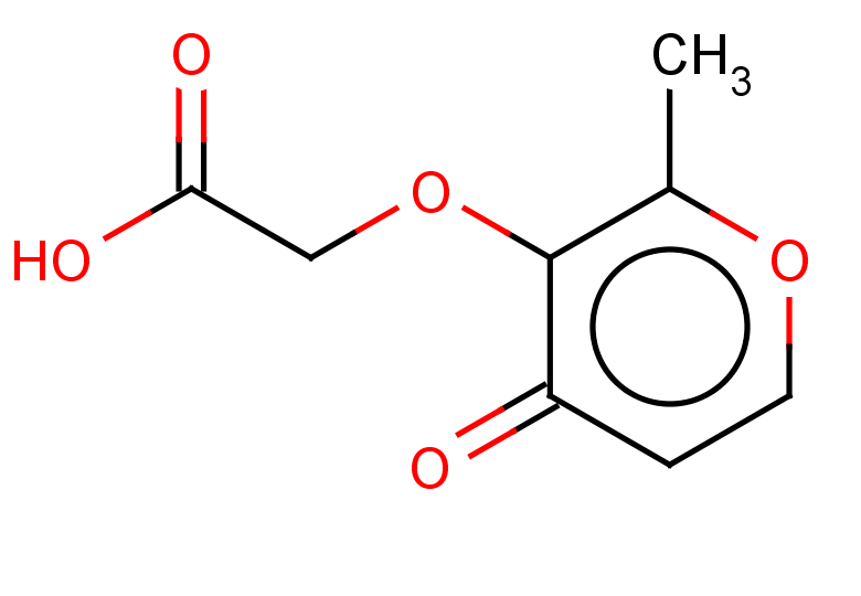 2-[(2-methyl-4-oxo-4H-pyran-3-yl)oxy]acetic acid