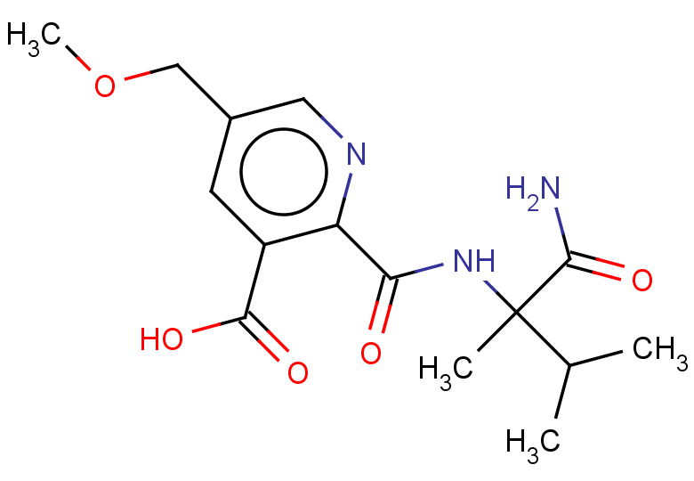 2-[(1-carbamoyl-1,2-dimethylpropyl)carbamoyl]-5-(methoxymethyl)pyridine-3-carboxylic acid