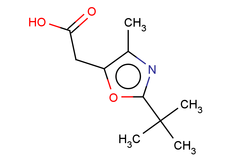 2-(2-tert-butyl-4-methyl-1,3-oxazol-5-yl)acetic acid