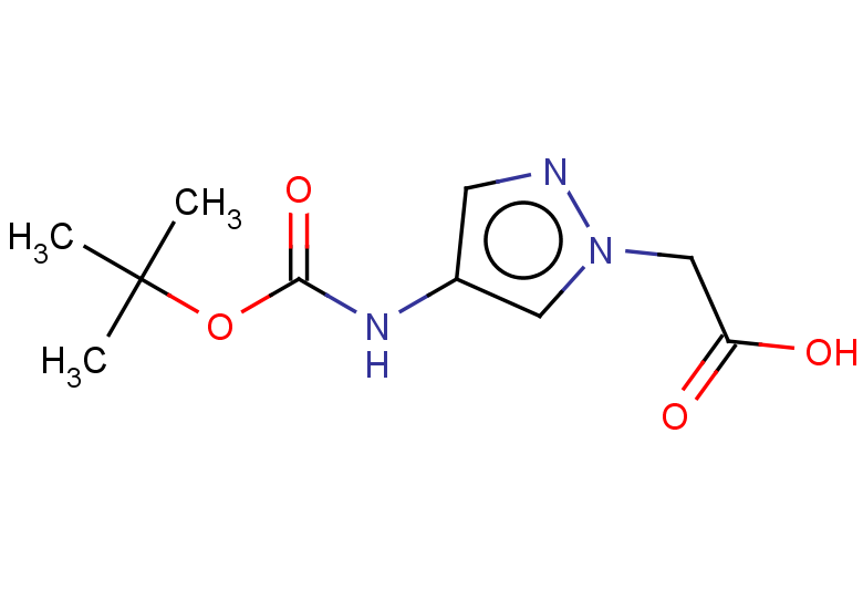 2-(4-{[(tert-butoxy)carbonyl]amino}-1H-pyrazol-1-yl)acetic acid