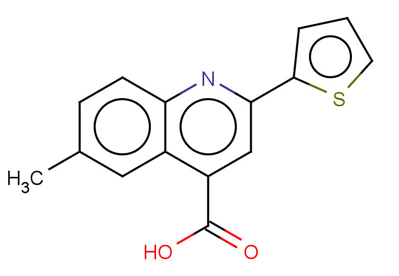 6-methyl-2-(thiophen-2-yl)quinoline-4-carboxylic acid