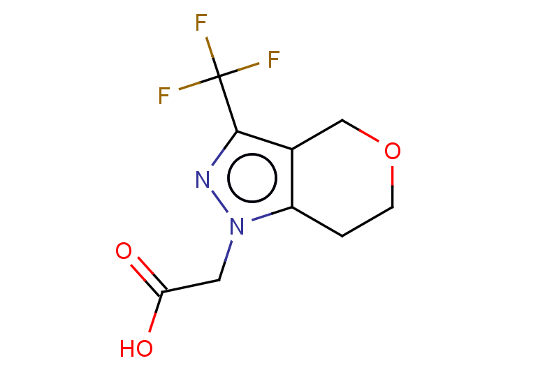 2-[3-(trifluoromethyl)-1H,4H,6H,7H-pyrano[4,3-c]pyrazol-1-yl]acetic acid