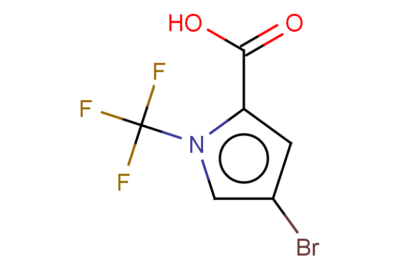 4-bromo-1-(trifluoromethyl)-1H-pyrrole-2-carboxylic acid