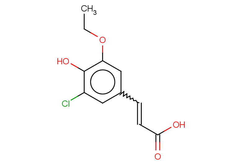 3-(3-chloro-5-ethoxy-4-hydroxyphenyl)prop-2-enoic acid