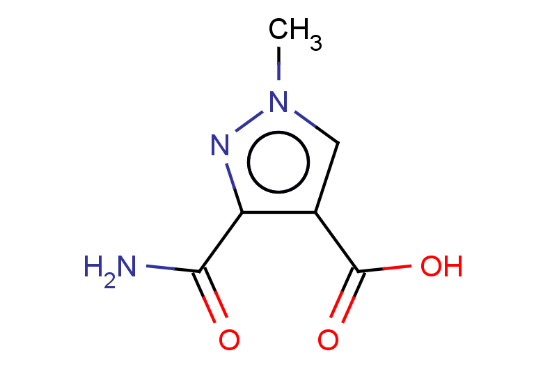 3-carbamoyl-1-methyl-1H-pyrazole-4-carboxylic acid