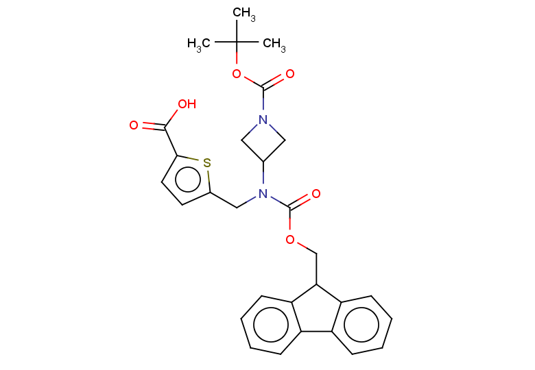 5-[({1-[(tert-butoxy)carbonyl]azetidin-3-yl}({[(9H-fluoren-9-yl)methoxy]carbonyl})amino)methyl]thiophene-2-carboxylic acid
