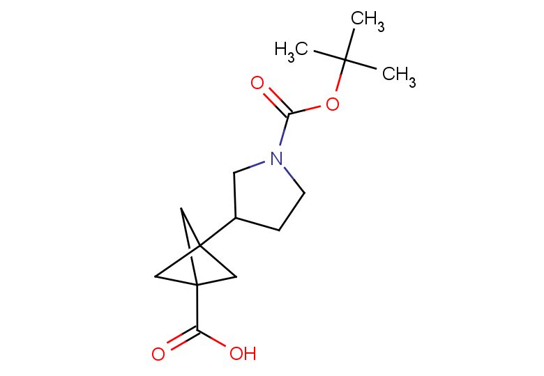 3-{1-[(tert-butoxy)carbonyl]pyrrolidin-3-yl}bicyclo[1.1.1]pentane-1-carboxylic acid