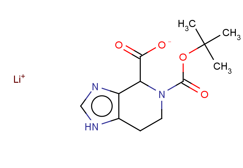 lithium(1+) ion 5-[(tert-butoxy)carbonyl]-1H,4H,5H,6H,7H-imidazo[4,5-c]pyridine-4-carboxylate