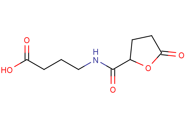 4-[(5-oxooxolan-2-yl)formamido]butanoic acid