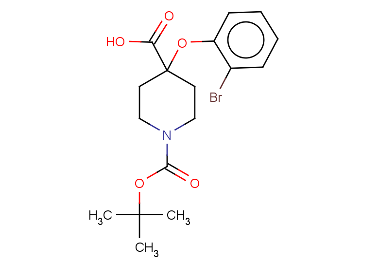 4-(2-bromophenoxy)-1-[(tert-butoxy)carbonyl]piperidine-4-carboxylic acid