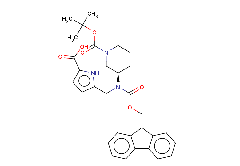 5-({[(3R)-1-[(tert-butoxy)carbonyl]piperidin-3-yl][(9H-fluoren-9-ylmethoxy)carbonyl]amino}methyl)-1H-pyrrole-2-carboxylic acid