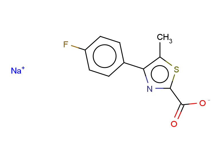 sodium 4-(4-fluorophenyl)-5-methyl-1,3-thiazole-2-carboxylate