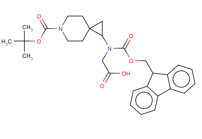 2-({6-[(tert-butoxy)carbonyl]-6-azaspiro[2.5]octan-1-yl}[(9H-fluoren-9-ylmethoxy)carbonyl]amino)acetic acid