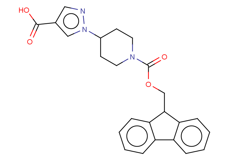 1-{1-[(9H-fluoren-9-ylmethoxy)carbonyl]piperidin-4-yl}-1H-pyrazole-4-carboxylic acid