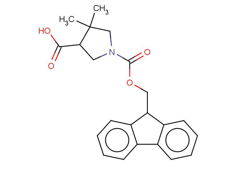 1-[(9H-fluoren-9-ylmethoxy)carbonyl]-4,4-dimethylpyrrolidine-3-carboxylic acid