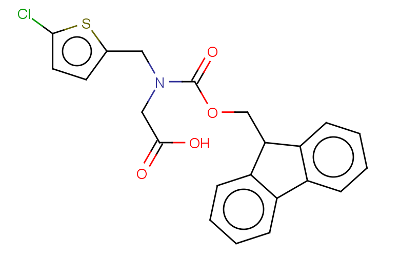 2-{[(5-chlorothiophen-2-yl)methyl]({[(9H-fluoren-9-yl)methoxy]carbonyl})amino}acetic acid