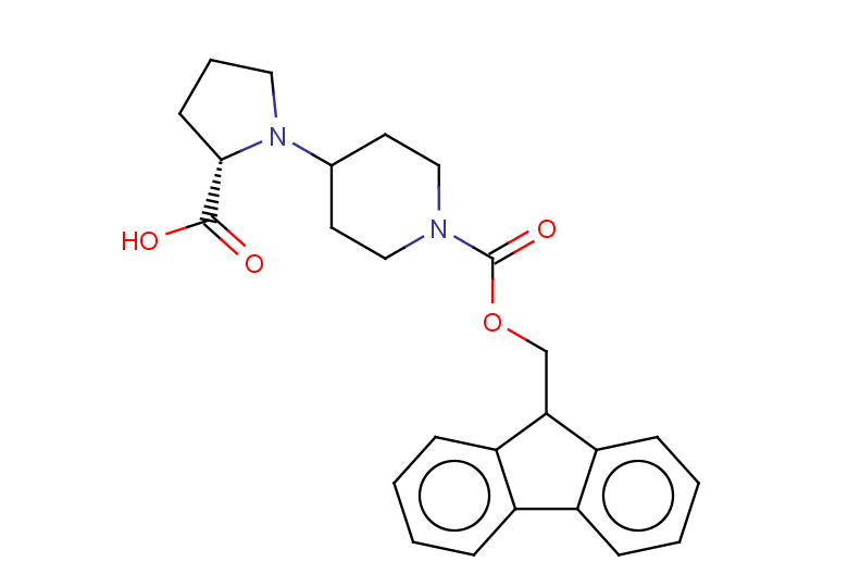 (2S)-1-{1-[(9H-fluoren-9-ylmethoxy)carbonyl]piperidin-4-yl}pyrrolidine-2-carboxylic acid