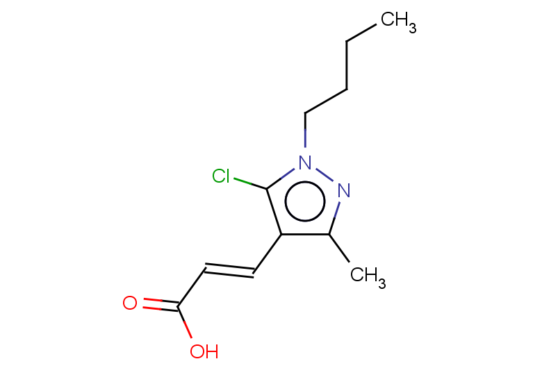 (2E)-3-(1-butyl-5-chloro-3-methyl-1H-pyrazol-4-yl)prop-2-enoic acid