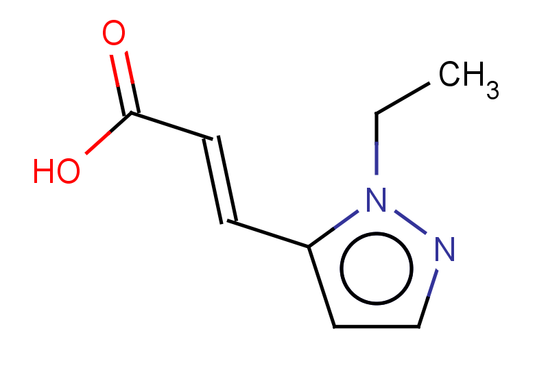 (2E)-3-(1-ethyl-1H-pyrazol-5-yl)prop-2-enoic acid