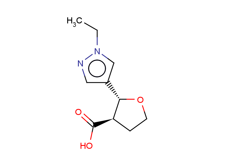 rac-(2R,3R)-2-(1-ethyl-1H-pyrazol-4-yl)oxolane-3-carboxylic acid