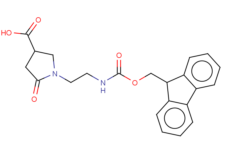1-(2-{[(9H-fluoren-9-ylmethoxy)carbonyl]amino}ethyl)-5-oxopyrrolidine-3-carboxylic acid