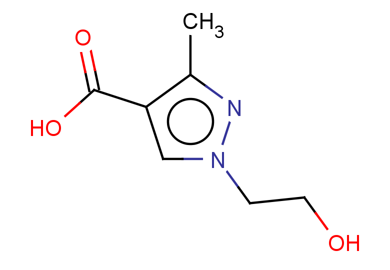 1-(2-hydroxyethyl)-3-methyl-1H-pyrazole-4-carboxylic acid