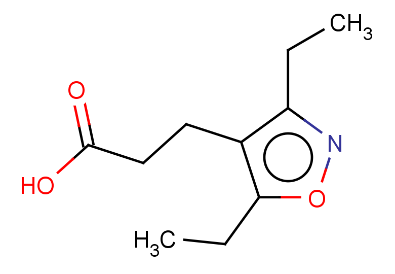3-(diethyl-1,2-oxazol-4-yl)propanoic acid