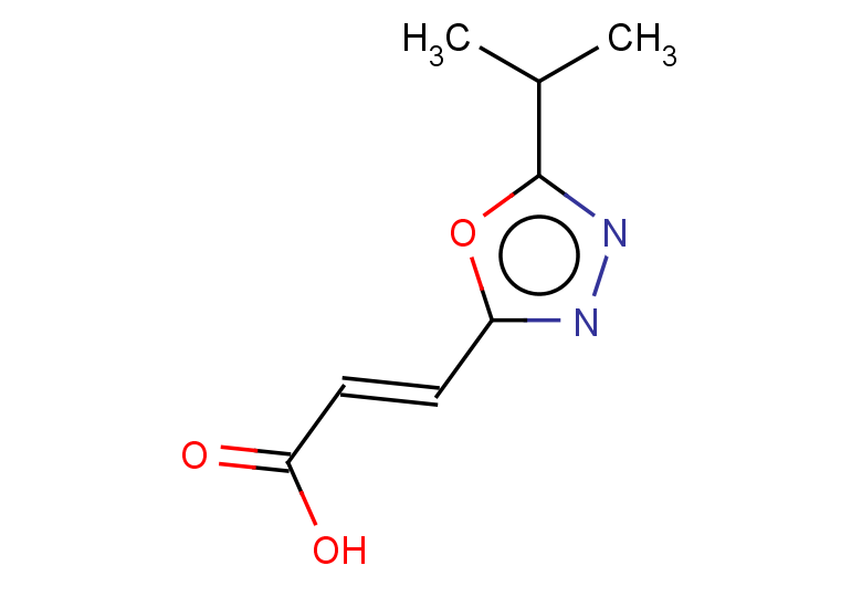 (2E)-3-[5-(propan-2-yl)-1,3,4-oxadiazol-2-yl]prop-2-enoic acid