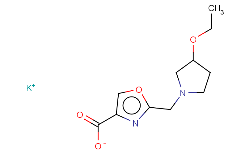 potassium 2-[(3-ethoxypyrrolidin-1-yl)methyl]-1,3-oxazole-4-carboxylate