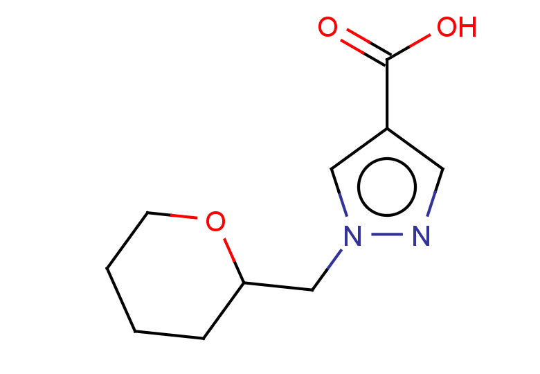 1-((tetrahydro-2H-pyran-2-yl)methyl)-1H-pyrazole-4-carboxylic acid