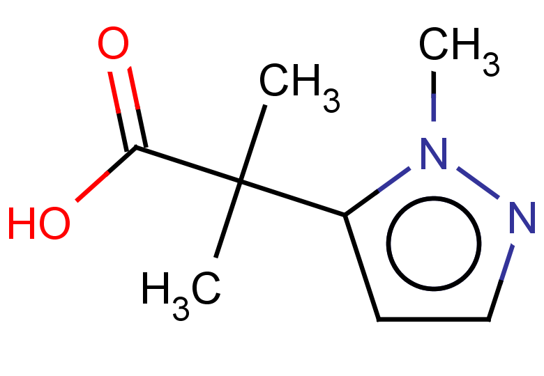 2-methyl-2-(1-methyl-1H-pyrazol-5-yl)propanoic acid