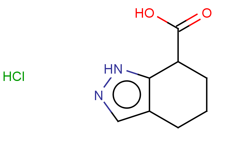4,5,6,7-tetrahydro-1H-indazole-7-carboxylic acid hydrochloride