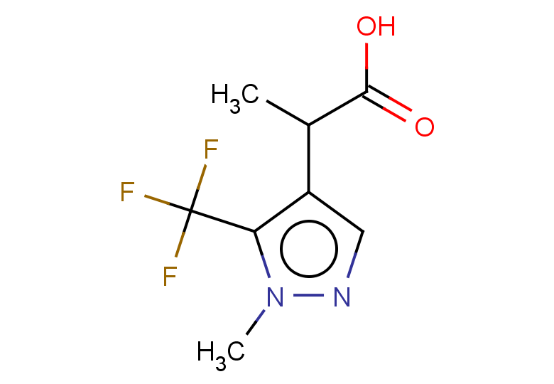 2-[1-methyl-5-(trifluoromethyl)-1H-pyrazol-4-yl]propanoic acid