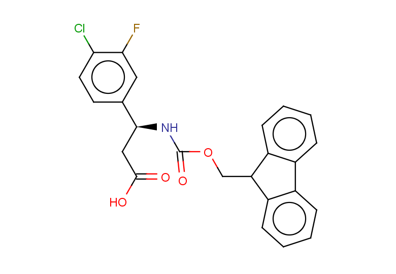 (3S)-3-(4-chloro-3-fluorophenyl)-3-{[(9H-fluoren-9-ylmethoxy)carbonyl]amino}propanoic acid