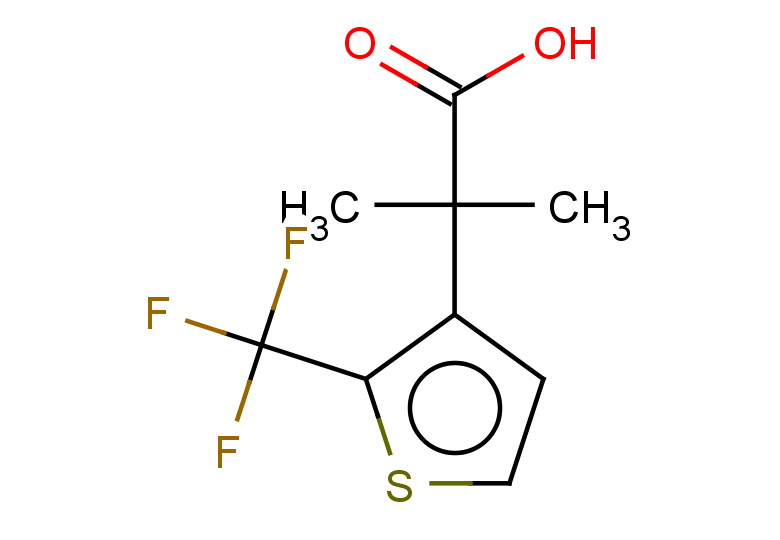 2-methyl-2-[2-(trifluoromethyl)thiophen-3-yl]propanoic acid