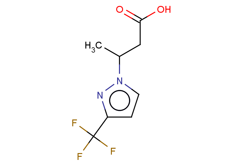 3-[3-(trifluoromethyl)-1H-pyrazol-1-yl]butanoic acid