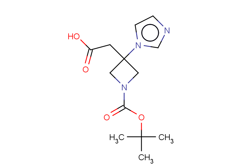 2-{1-[(tert-butoxy)carbonyl]-3-(1H-imidazol-1-yl)azetidin-3-yl}acetic acid