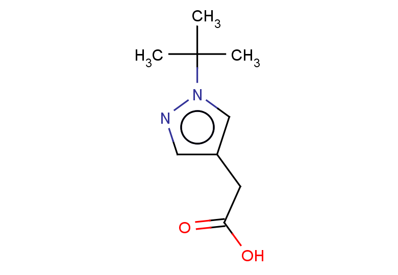 2-(1-tert-butyl-1H-pyrazol-4-yl)acetic acid