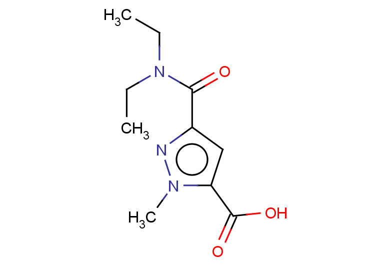 3-(diethylcarbamoyl)-1-methyl-1H-pyrazole-5-carboxylic acid
