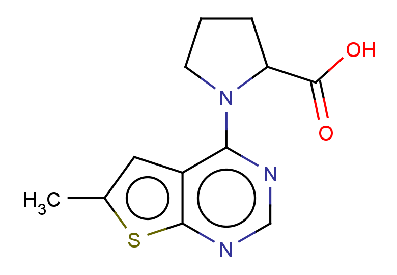 1-{6-methylthieno[2,3-d]pyrimidin-4-yl}pyrrolidine-2-carboxylic acid